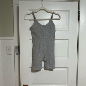 Seamless ribbed mellow onesie